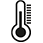 icono de termómetro
